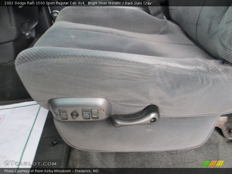Bright Silver Metallic / Dark Slate Gray 2002 Dodge Ram 1500 Sport Regular Cab 4x4