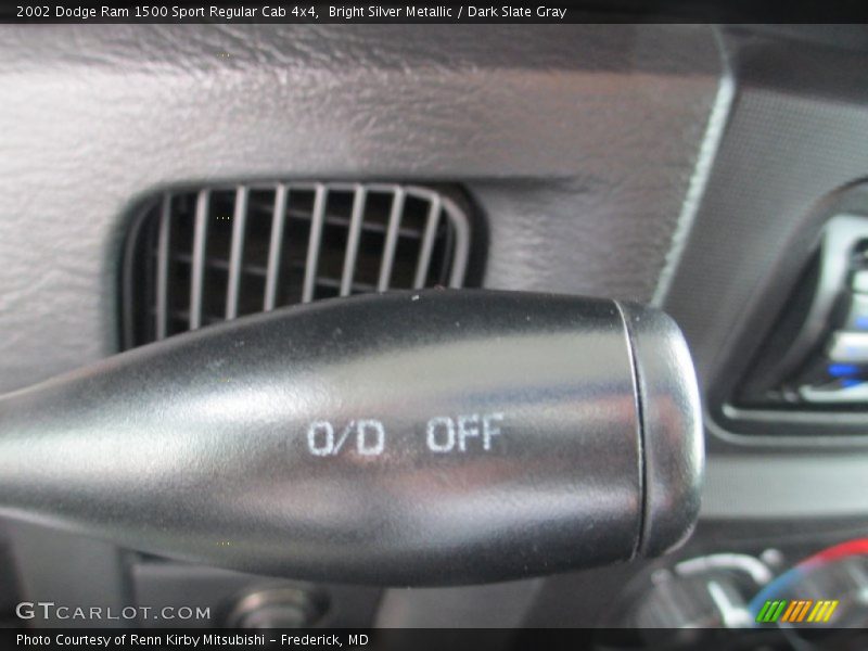 Bright Silver Metallic / Dark Slate Gray 2002 Dodge Ram 1500 Sport Regular Cab 4x4