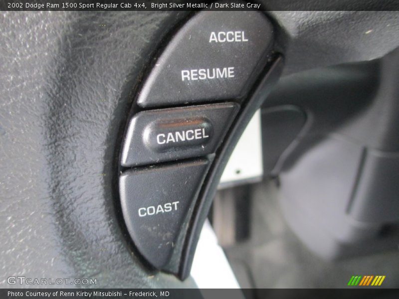 Bright Silver Metallic / Dark Slate Gray 2002 Dodge Ram 1500 Sport Regular Cab 4x4
