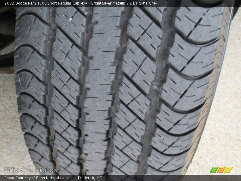 Bright Silver Metallic / Dark Slate Gray 2002 Dodge Ram 1500 Sport Regular Cab 4x4