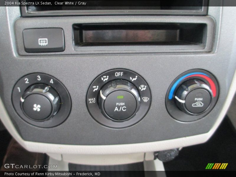 Controls of 2004 Spectra LX Sedan