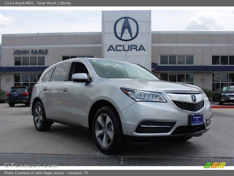 Silver Moon / Ebony 2014 Acura MDX