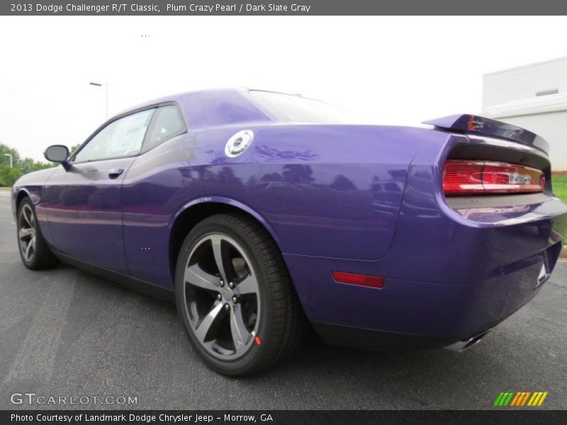 Plum Crazy Pearl / Dark Slate Gray 2013 Dodge Challenger R/T Classic