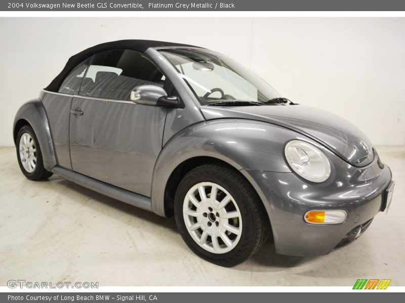 Platinum Grey Metallic / Black 2004 Volkswagen New Beetle GLS Convertible