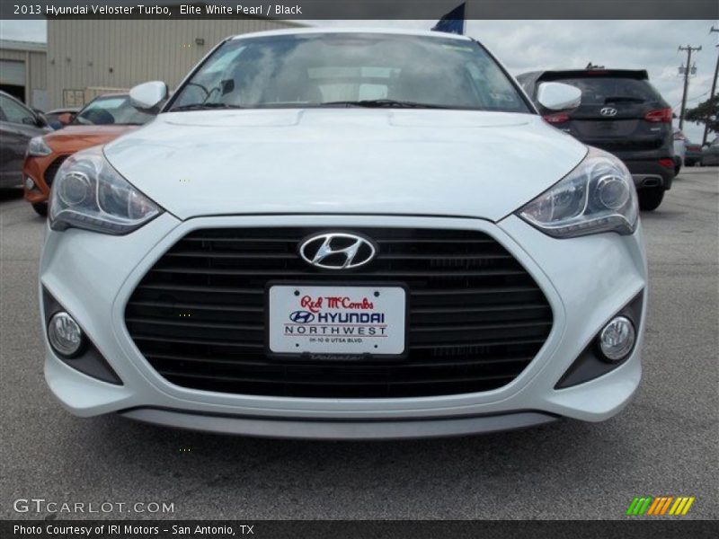 Elite White Pearl / Black 2013 Hyundai Veloster Turbo