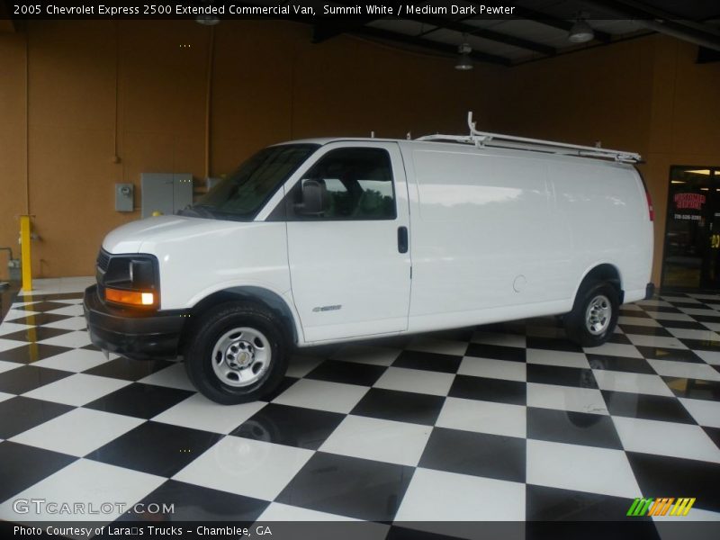 Summit White / Medium Dark Pewter 2005 Chevrolet Express 2500 Extended Commercial Van