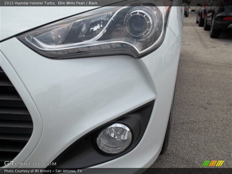 Elite White Pearl / Black 2013 Hyundai Veloster Turbo
