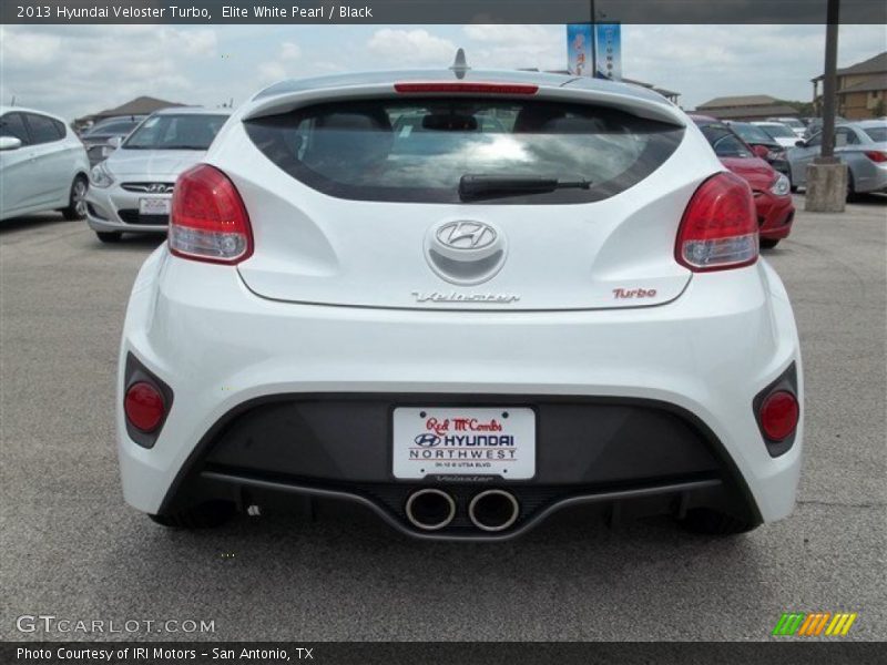 Elite White Pearl / Black 2013 Hyundai Veloster Turbo