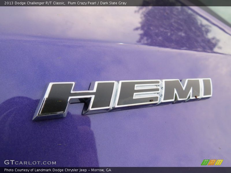 Plum Crazy Pearl / Dark Slate Gray 2013 Dodge Challenger R/T Classic