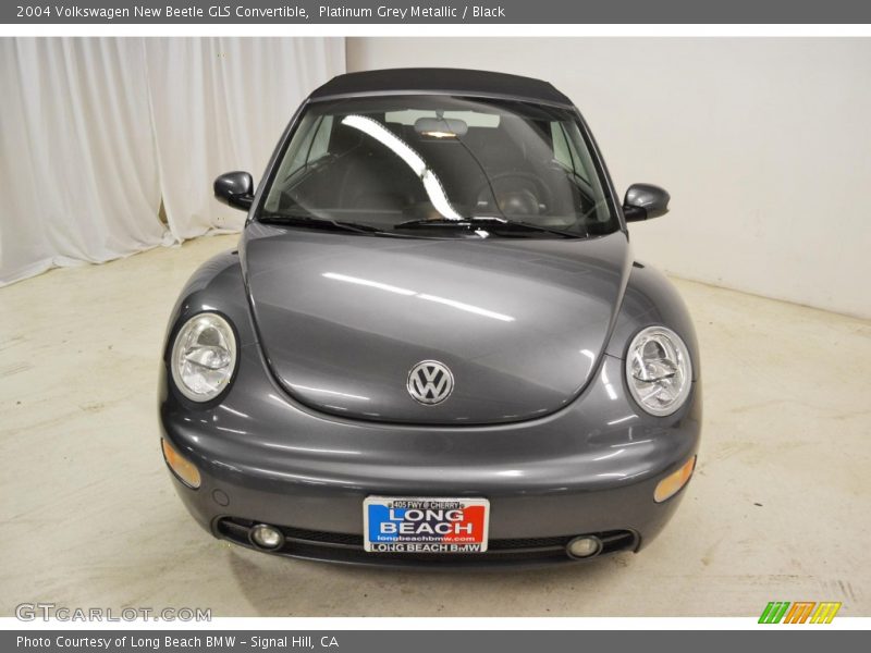 Platinum Grey Metallic / Black 2004 Volkswagen New Beetle GLS Convertible