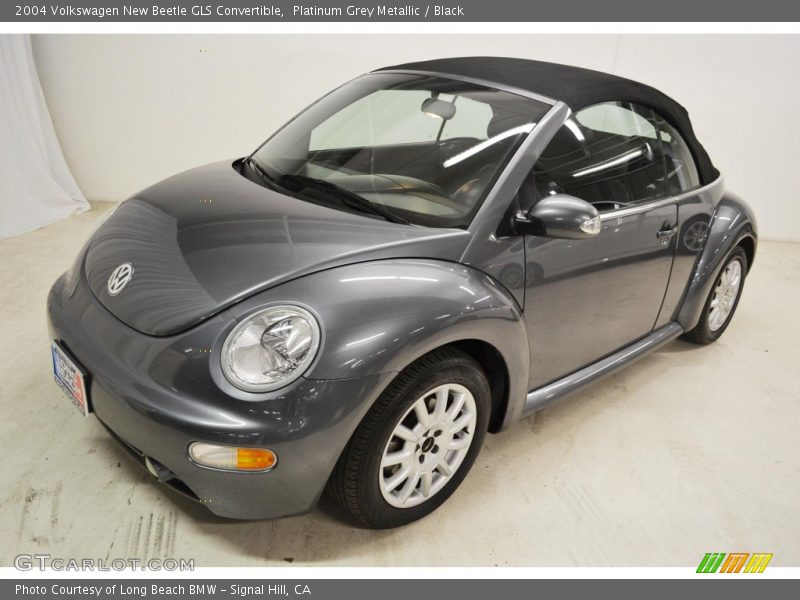 Platinum Grey Metallic / Black 2004 Volkswagen New Beetle GLS Convertible