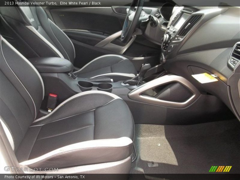 Elite White Pearl / Black 2013 Hyundai Veloster Turbo