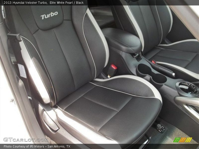 Elite White Pearl / Black 2013 Hyundai Veloster Turbo