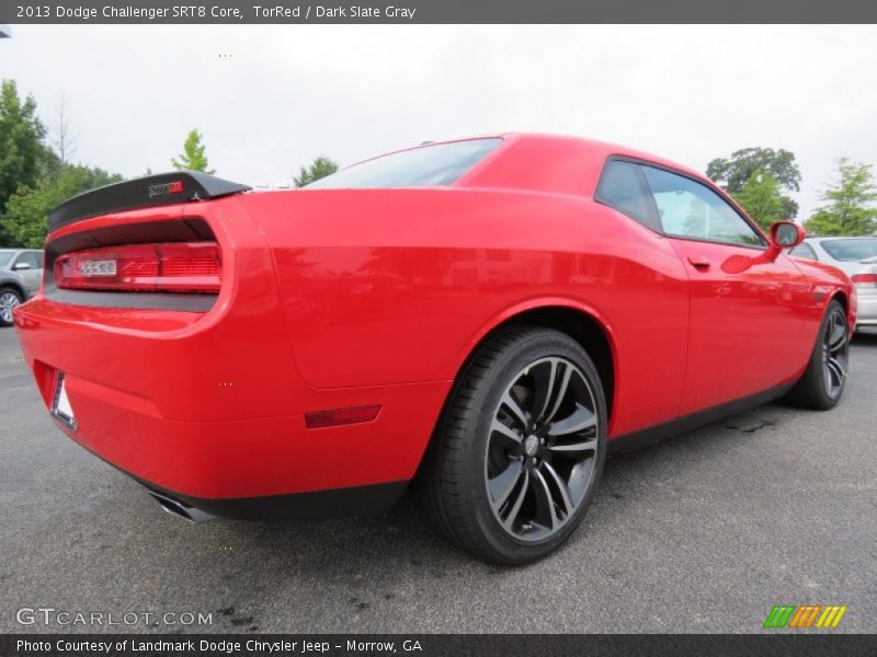 TorRed / Dark Slate Gray 2013 Dodge Challenger SRT8 Core