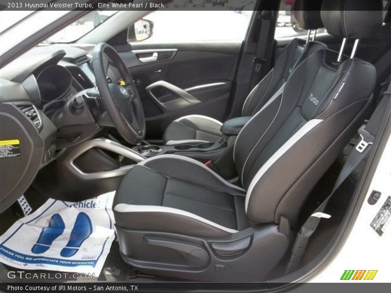 Elite White Pearl / Black 2013 Hyundai Veloster Turbo