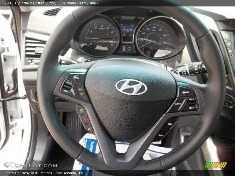 Elite White Pearl / Black 2013 Hyundai Veloster Turbo