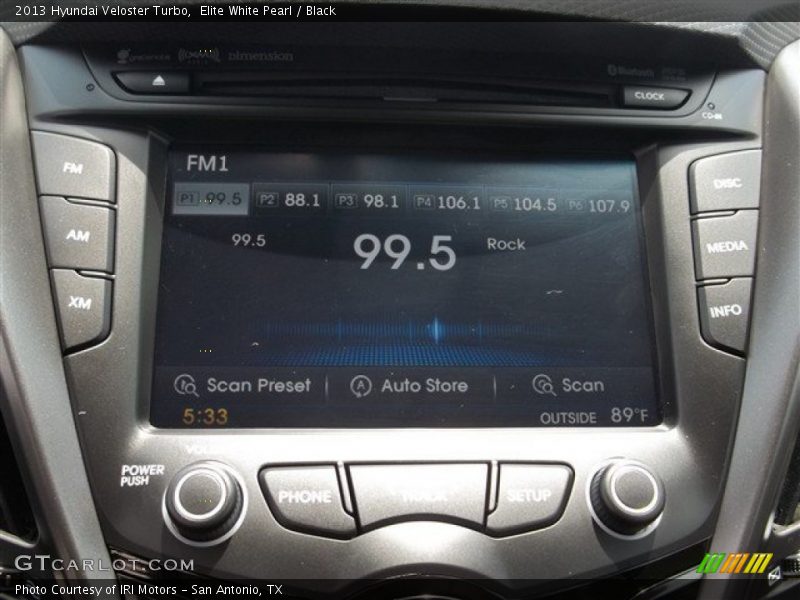 Elite White Pearl / Black 2013 Hyundai Veloster Turbo