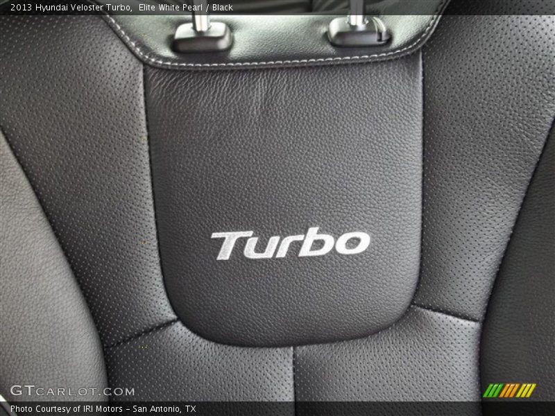 Elite White Pearl / Black 2013 Hyundai Veloster Turbo