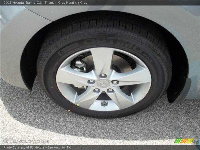 Titanium Gray Metallic / Gray 2013 Hyundai Elantra GLS