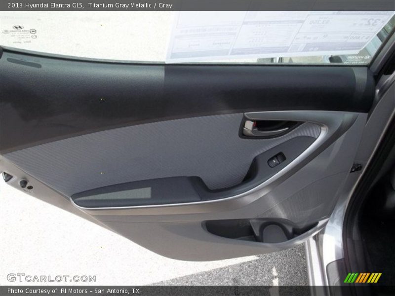 Titanium Gray Metallic / Gray 2013 Hyundai Elantra GLS