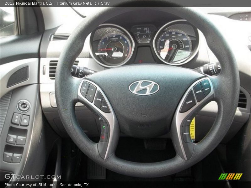 Titanium Gray Metallic / Gray 2013 Hyundai Elantra GLS