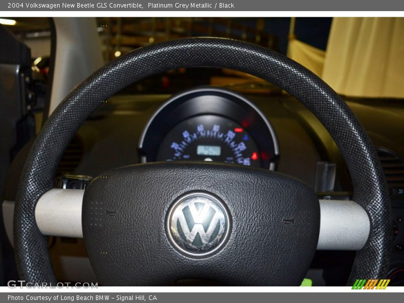 Platinum Grey Metallic / Black 2004 Volkswagen New Beetle GLS Convertible