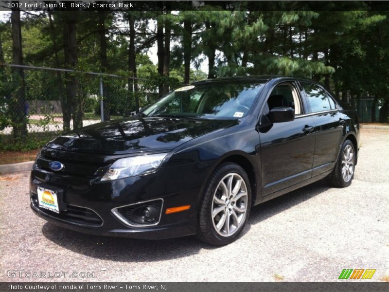 Black / Charcoal Black 2012 Ford Fusion SE