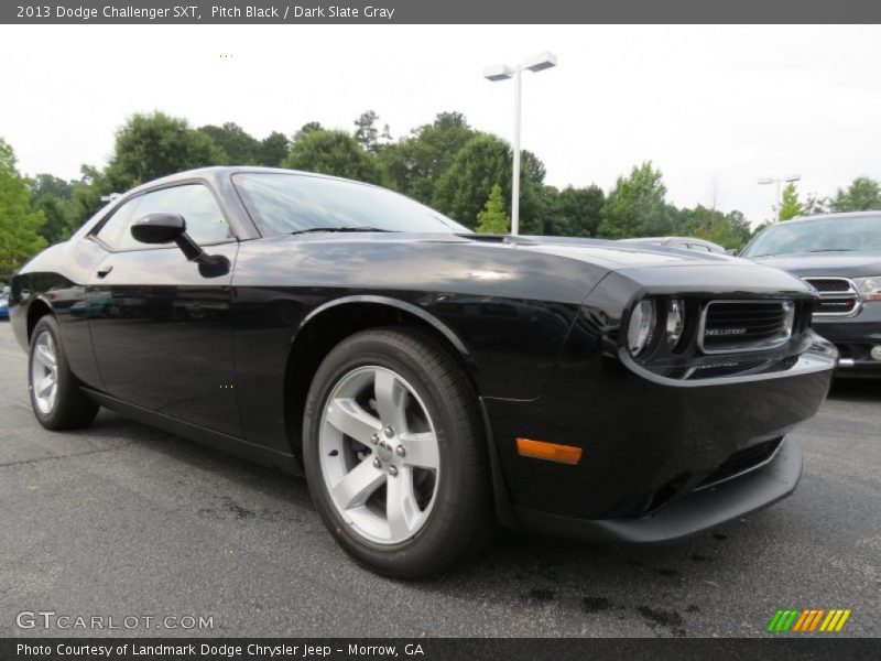 Pitch Black / Dark Slate Gray 2013 Dodge Challenger SXT