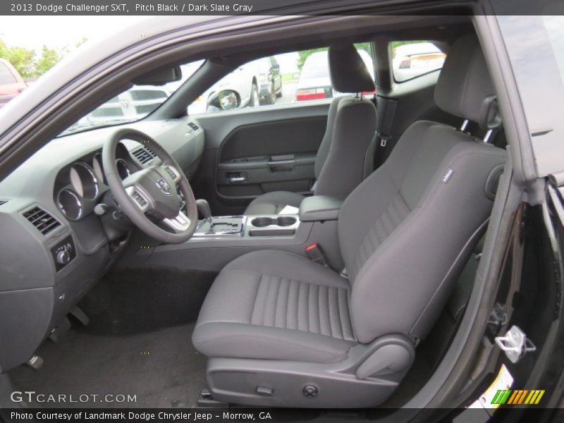 Pitch Black / Dark Slate Gray 2013 Dodge Challenger SXT