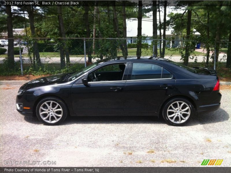 Black / Charcoal Black 2012 Ford Fusion SE