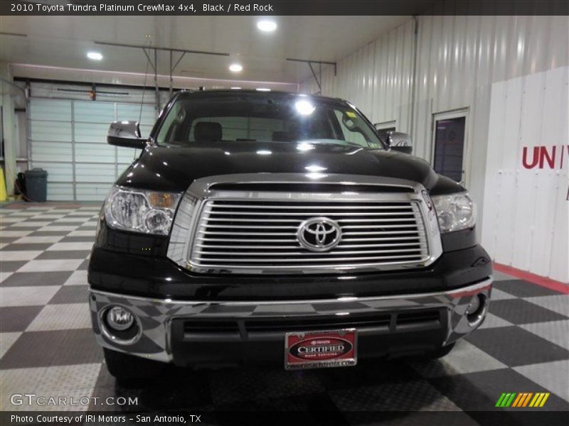 Black / Red Rock 2010 Toyota Tundra Platinum CrewMax 4x4