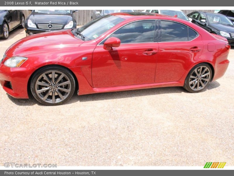 Matador Red Mica / Black 2008 Lexus IS F