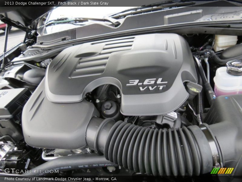 Pitch Black / Dark Slate Gray 2013 Dodge Challenger SXT
