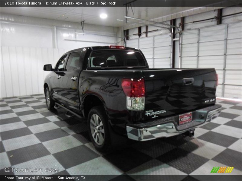 Black / Red Rock 2010 Toyota Tundra Platinum CrewMax 4x4