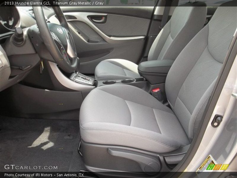 Titanium Gray Metallic / Gray 2013 Hyundai Elantra GLS