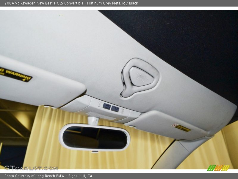 Platinum Grey Metallic / Black 2004 Volkswagen New Beetle GLS Convertible