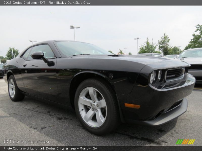 Pitch Black / Dark Slate Gray 2013 Dodge Challenger SXT