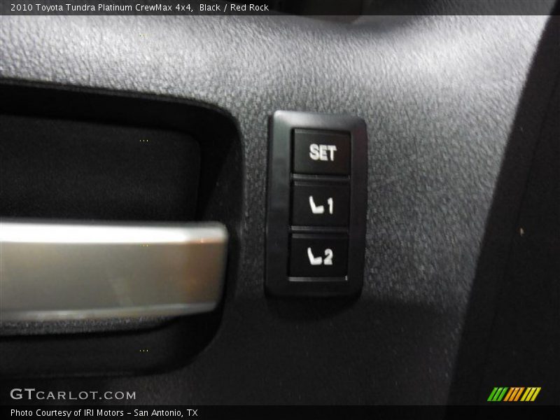 Black / Red Rock 2010 Toyota Tundra Platinum CrewMax 4x4