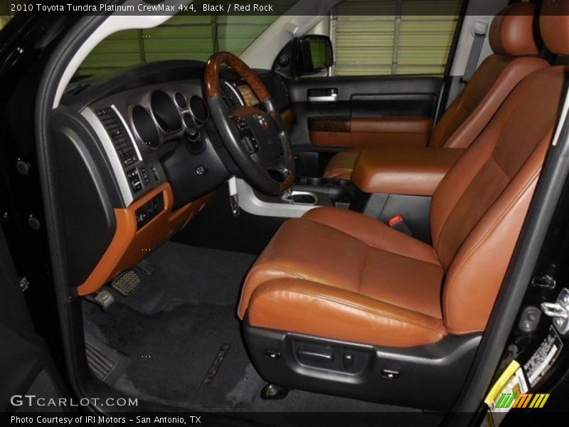 Black / Red Rock 2010 Toyota Tundra Platinum CrewMax 4x4