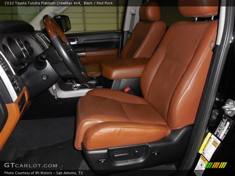 Black / Red Rock 2010 Toyota Tundra Platinum CrewMax 4x4