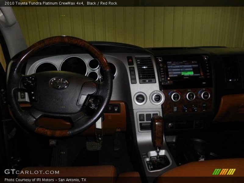 Black / Red Rock 2010 Toyota Tundra Platinum CrewMax 4x4