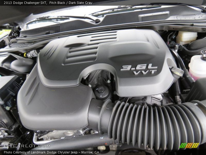 Pitch Black / Dark Slate Gray 2013 Dodge Challenger SXT