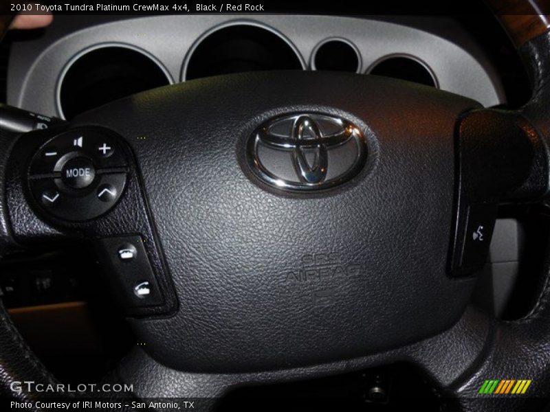 Black / Red Rock 2010 Toyota Tundra Platinum CrewMax 4x4