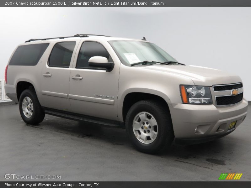 Silver Birch Metallic / Light Titanium/Dark Titanium 2007 Chevrolet Suburban 1500 LT