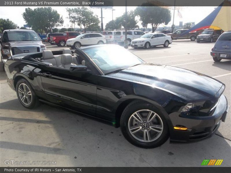 Black / Stone 2013 Ford Mustang V6 Premium Convertible