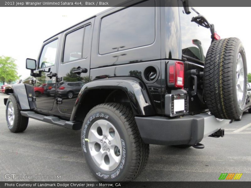 Black / Black 2013 Jeep Wrangler Unlimited Sahara 4x4