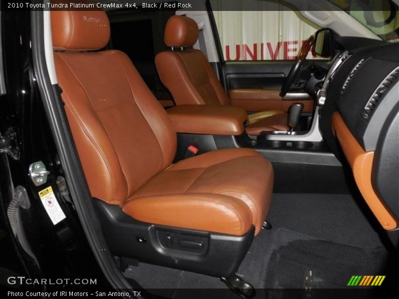 Black / Red Rock 2010 Toyota Tundra Platinum CrewMax 4x4