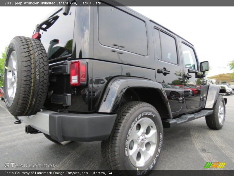 Black / Black 2013 Jeep Wrangler Unlimited Sahara 4x4