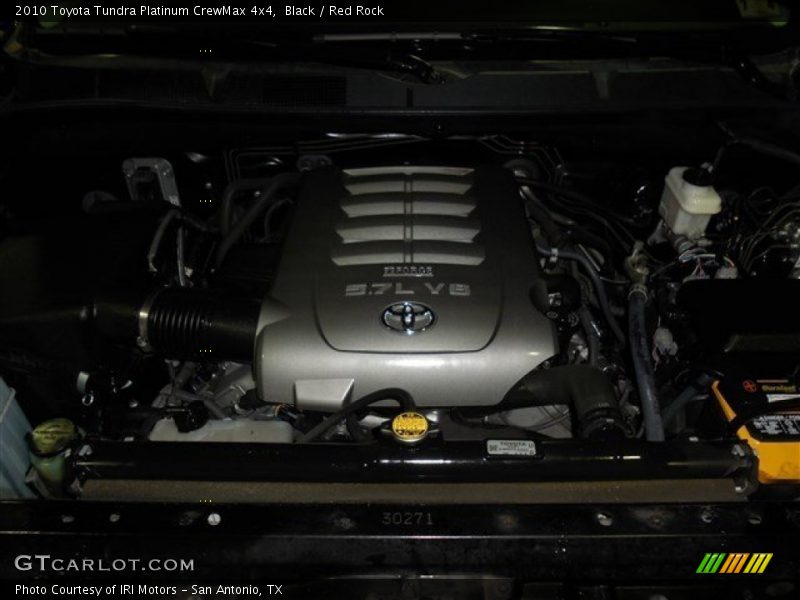 Black / Red Rock 2010 Toyota Tundra Platinum CrewMax 4x4