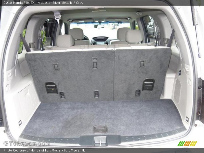 Alabaster Silver Metallic / Gray 2010 Honda Pilot EX
